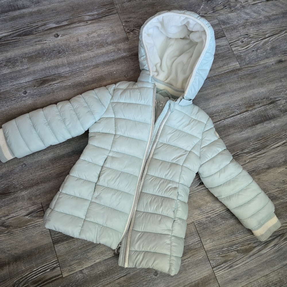 2T Girls MK Light Blue Kids Puffer Jacket